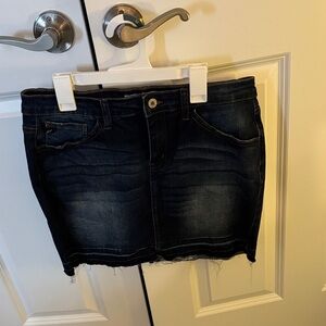 Denim Mini Skirt
